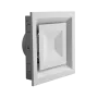 Anemostat patrat alb - fi125 - reglaj directional
