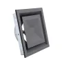 Anemostat patrat negru - fi125 - reglaj directional