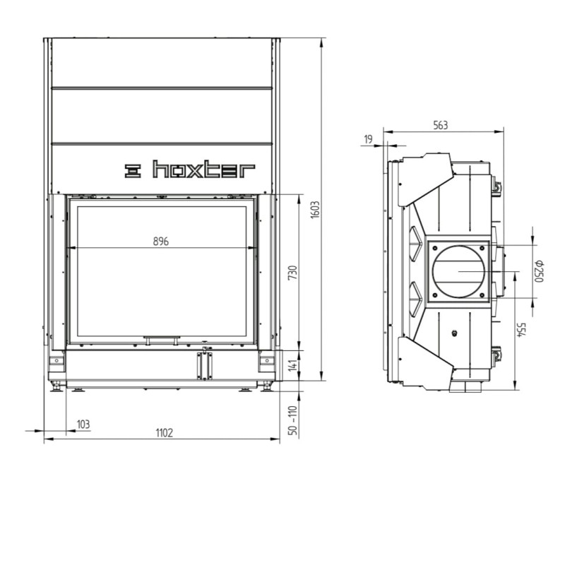 HAKA 89/72h + Rama de montaj 5 cm