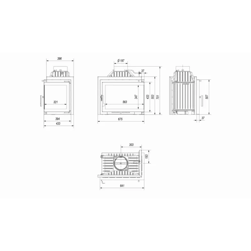 HELTAU PLUS 8 - STICLA DREAPTA FARA STALP