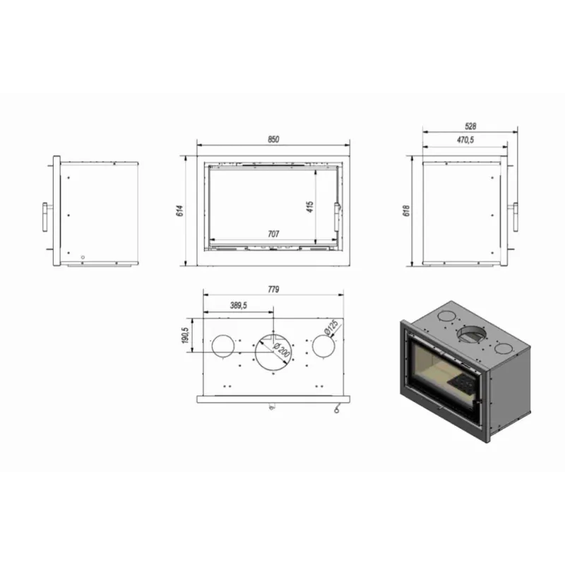 KASETA AK 80 CU VENTILATOR