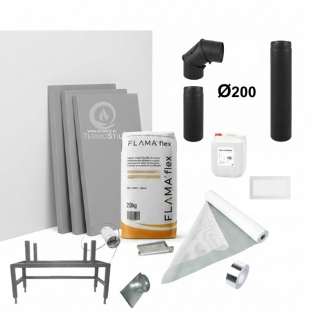 Kit 2 - Materiale Montaj Semineu 