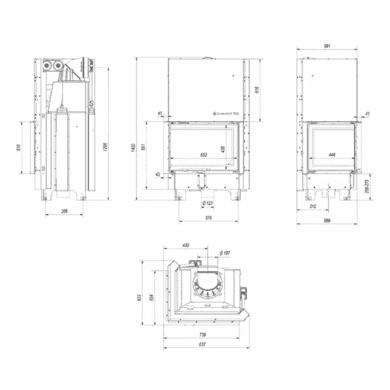 MBZ130 Sticla Stanga + Deschidere Verticala Samota Neagra