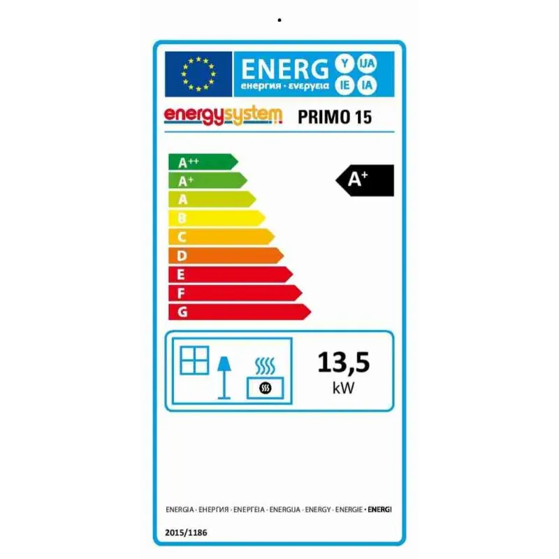 Semineu peleti Primo 15 Plus cu Distributie aer cald