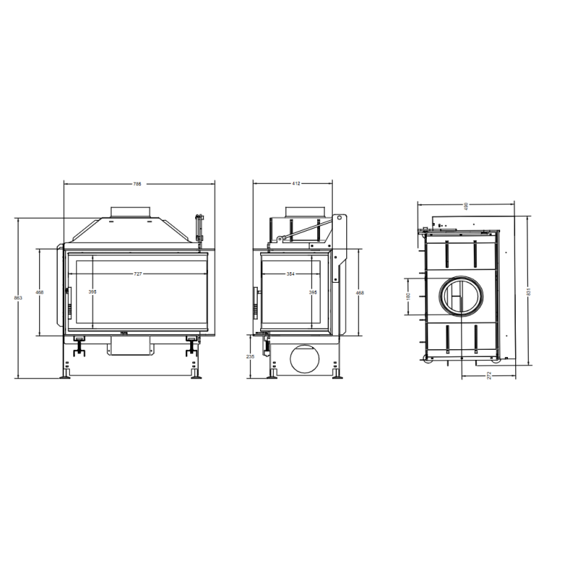 Q 70 - sticla dreapta