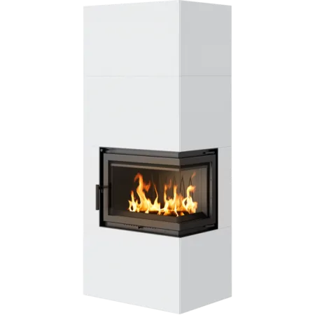 SIMPLE BOX dreapta alb - semineu complet