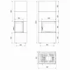 SIMPLE BOX dreapta alb - semineu complet SIMPLE BOX dreapta alb - semineu complet