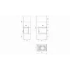 SIMPLE BOX dreapta alb - semineu complet SIMPLE BOX dreapta alb - semineu complet