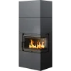 SIMPLE BOX dreapta negru - semineu complet SIMPLE BOX dreapta negru - semineu complet