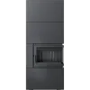 SIMPLE BOX dreapta negru - semineu complet SIMPLE BOX dreapta negru - semineu complet