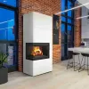 SIMPLE BOX stanga alb - semineu complet SIMPLE BOX stanga alb - semineu complet