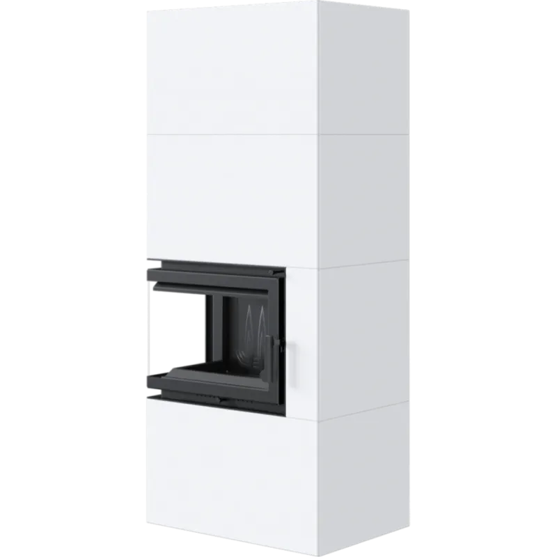 SIMPLE BOX stanga alb - semineu complet SIMPLE BOX stanga alb - semineu complet