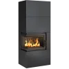 SIMPLE BOX stanga negru - semineu complet SIMPLE BOX stanga negru - semineu complet