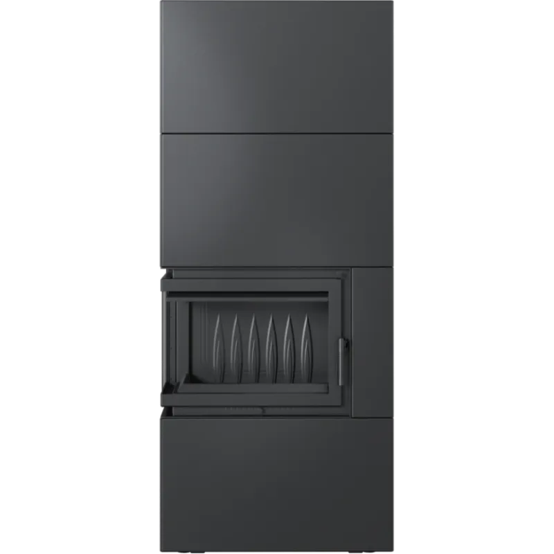 SIMPLE BOX stanga negru - semineu complet SIMPLE BOX stanga negru - semineu complet