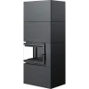 SIMPLE BOX stanga negru - semineu complet SIMPLE BOX stanga negru - semineu complet