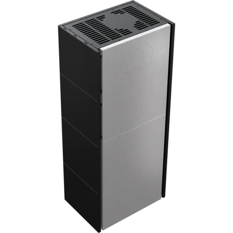 SIMPLE BOX stanga negru - semineu complet SIMPLE BOX stanga negru - semineu complet