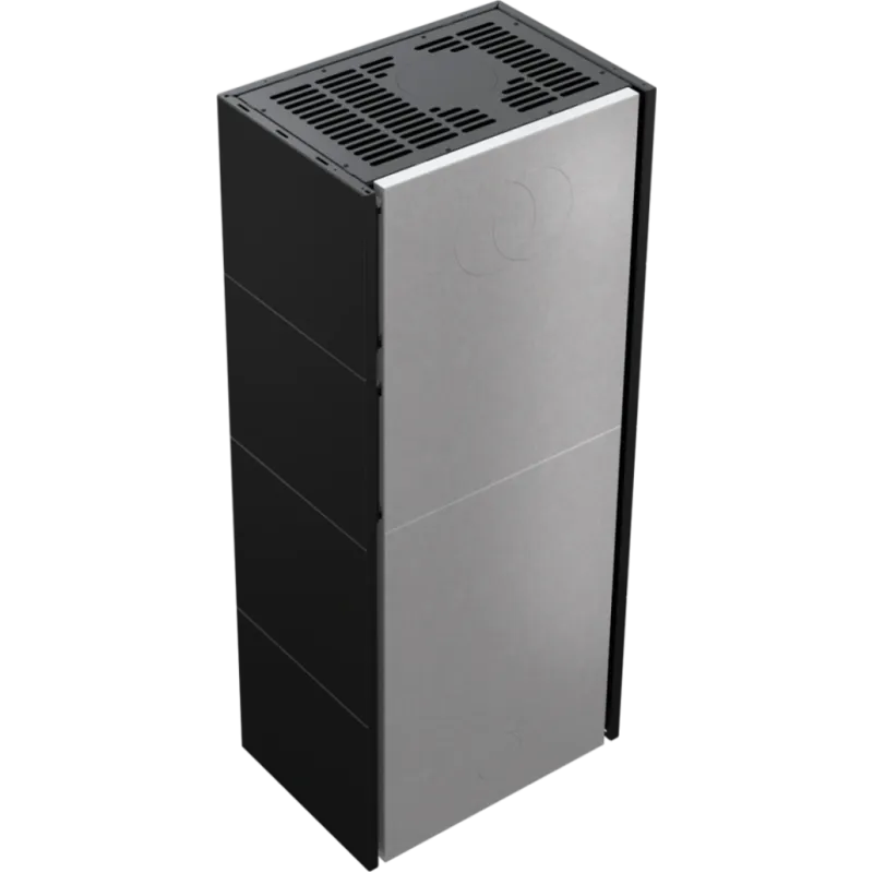 SIMPLE BOX stanga negru - semineu complet SIMPLE BOX stanga negru - semineu complet