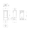 Soba Erik 5.5kW White Natural Soba Erik 5.5kW White Natural