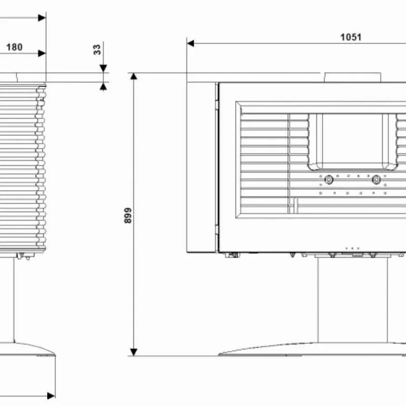 Soba fonta Antaya 12-18kW Soba fonta Antaya 12-18kW