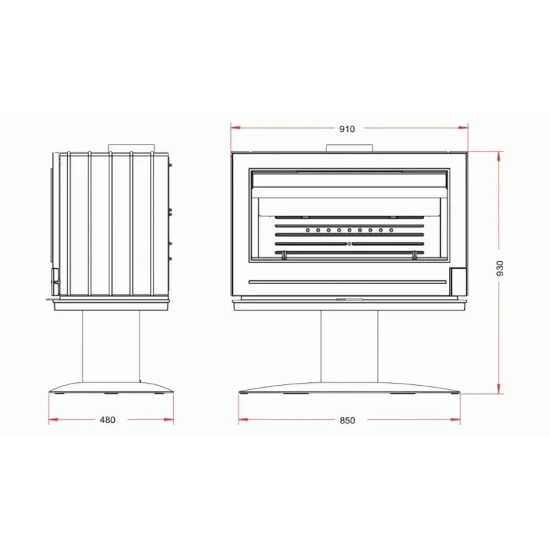 Soba fonta Elton 12-18kW