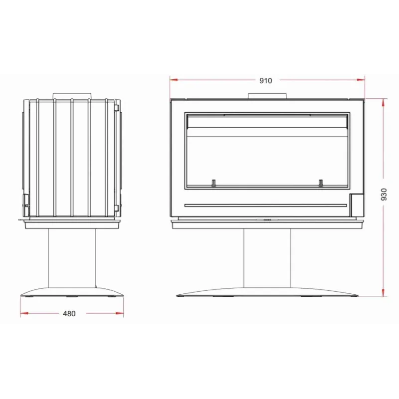 Soba fonta Nelson 12-18kW