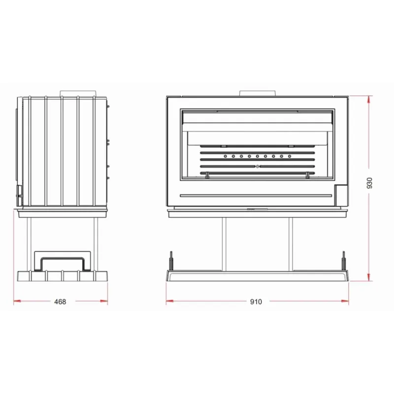 Soba fonta Norman 12-18kW Soba fonta Norman 12-18kW