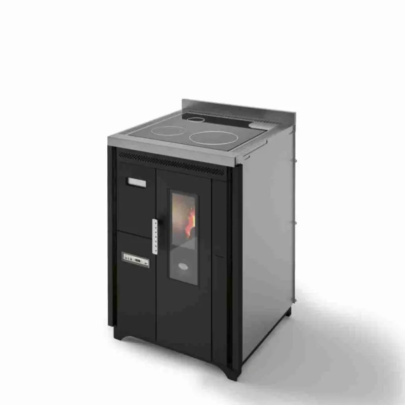 SOBA PE PELETI NINA 7.5KW - NEGRU - INCASTRABILA SOBA PE PELETI NINA 7.5KW - NEGRU - INCASTRABILA