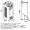 SOBA PELETI 15KW - GEMMA BIANCO - 2 Ventilatoare SOBA PELETI 15KW - GEMMA BIANCO - 2 Ventilatoare