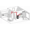 SOBA PELETI 15KW - INES ALB - 2 Ventilatoare SOBA PELETI 15KW - INES ALB - 2 Ventilatoare