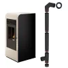 SOBA PE PELETI 9,5KW - GIADA SNOW + piese racordare SOBA PE PELETI 9,5KW - GIADA SNOW + piese racordare