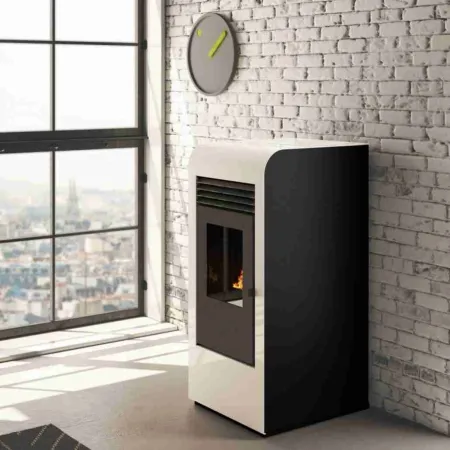 SOBA PE PELETI 9,5KW - GIADA SNOW + piese racordare