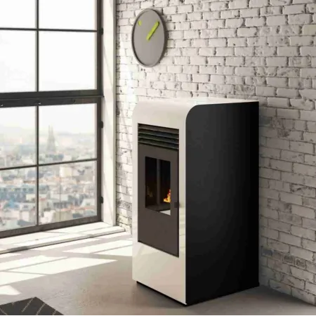 SOBA PE PELETI 9,5KW - GIADA SNOW + piese racordare