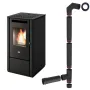 SOBA PELETI 9.5KW - KALI NERO + piese racordare