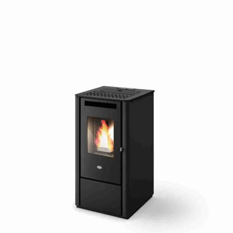 SOBA PELETI 9.5KW - KALI NERO + piese racordare SOBA PELETI 9.5KW - KALI NERO + piese racordare