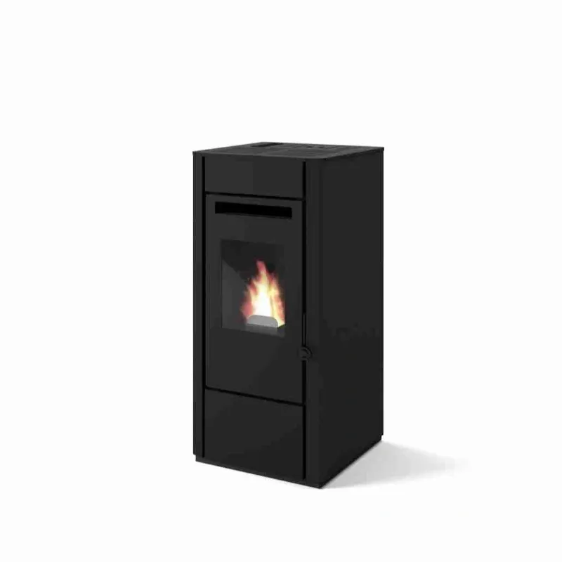 Soba pe peleti Elsa - 9.5kW Negru + piese racordare Soba pe peleti Elsa - 9.5kW Negru + piese racordare