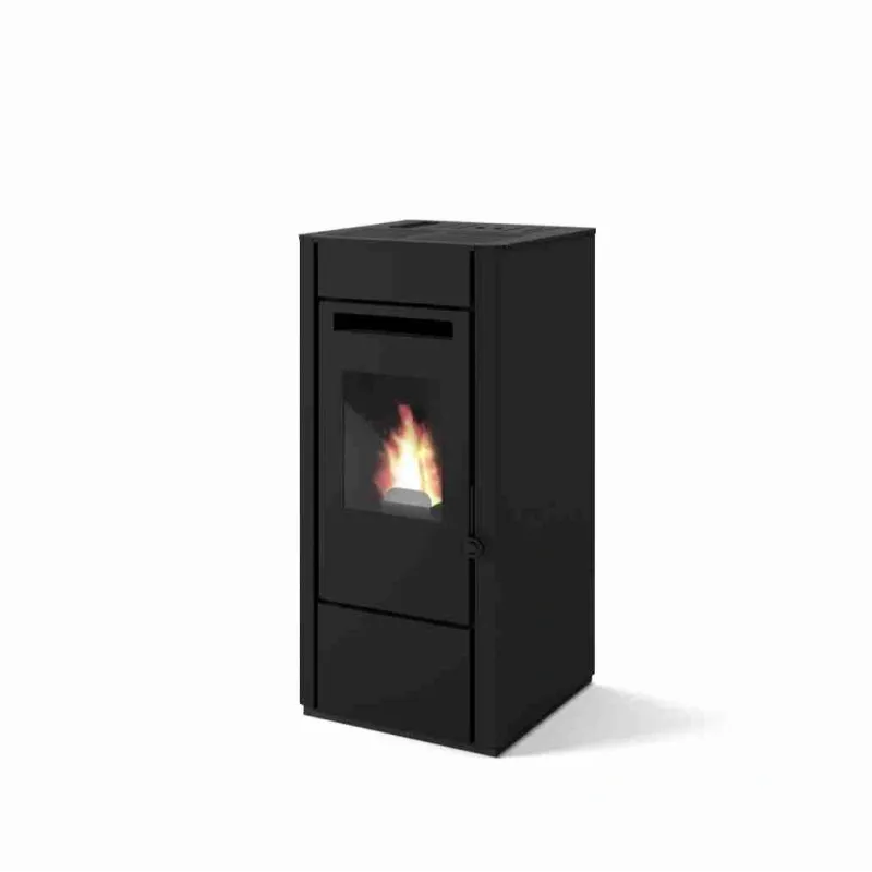 Soba pe peleti Elsa - 9.5kW Negru + piese racordare Soba pe peleti Elsa - 9.5kW Negru + piese racordare