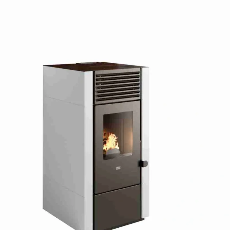 Soba pe peleti Poly - 9.5kW Alb Soba pe peleti Poly - 9.5kW Alb