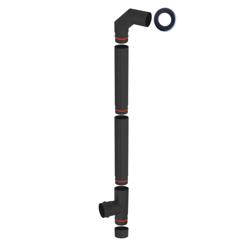 SOBA PE PELETI RITA 9KW - NEGRU + piese racordare SOBA PE PELETI RITA 9KW - NEGRU + piese racordare