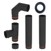 SOBA PE PELETI RITA 9KW - NEGRU + piese racordare SOBA PE PELETI RITA 9KW - NEGRU + piese racordare