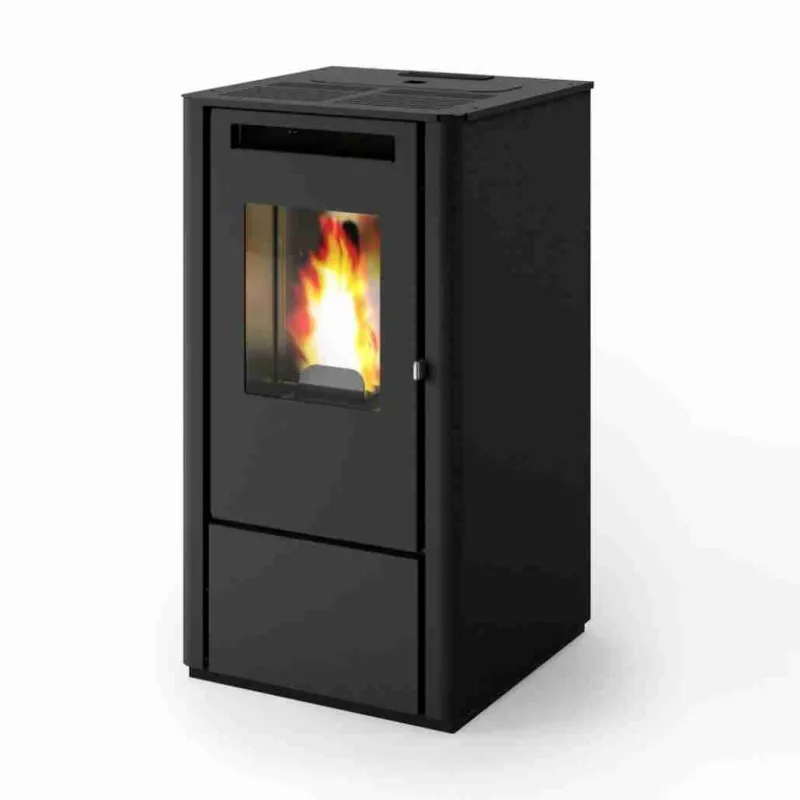 SOBA PE PELETI 9,5KW - THELMA CARBON + piese racordare SOBA PE PELETI 9,5KW - THELMA CARBON + piese racordare