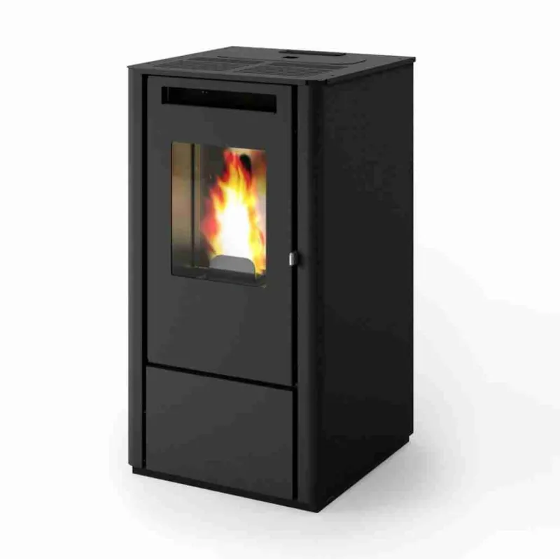 SOBA PE PELETI 9,5KW - THELMA CARBON + piese racordare SOBA PE PELETI 9,5KW - THELMA CARBON + piese racordare
