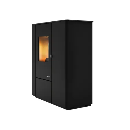 SOBA PELETI VALE SLIM 3-8 kw - NEGRU