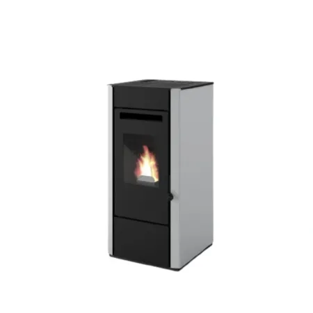 Soba pe peleti Elsa - 9.5kW Alb + piese racordare