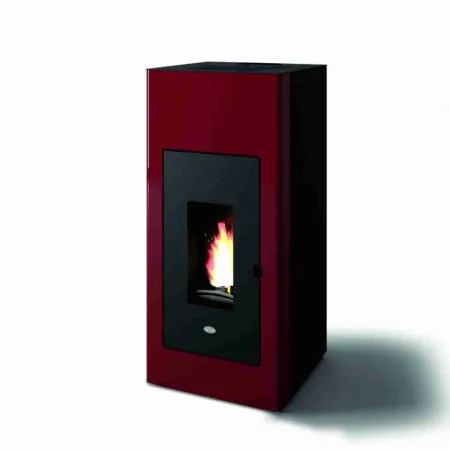 TERMOSEMINEU PE PELETI ILARIA 17.5KW - ROSU + piese racordare