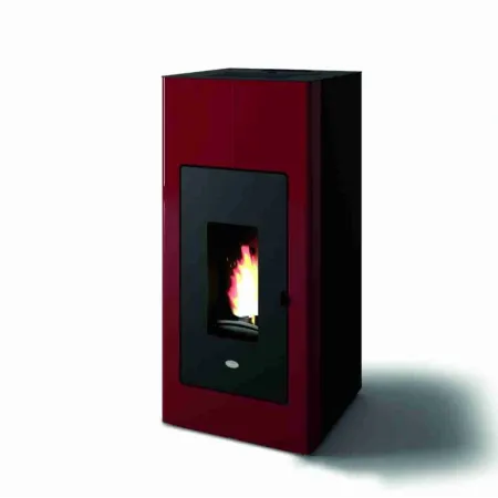 TERMOSEMINEU PE PELETI ILARIA 17.5KW - ROSU + piese racordare