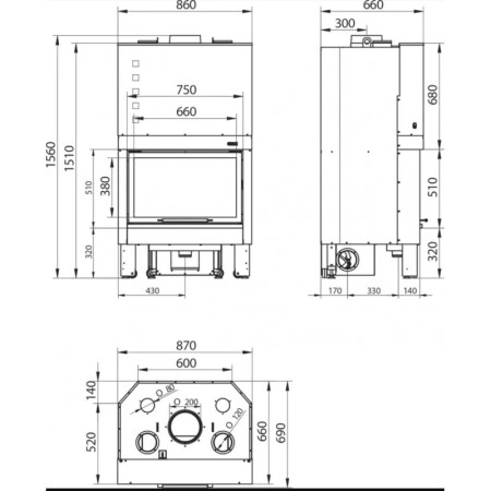 Focar VIVA 75 + Distributie Aer