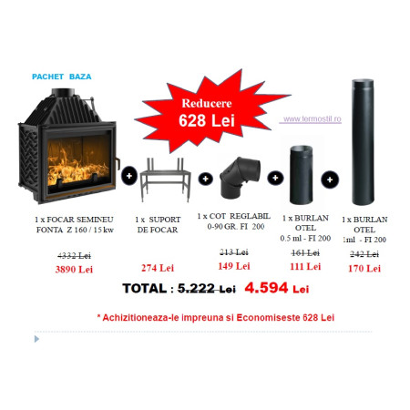 ZUZIA  Z160 15/18 kw - Pachet Baza