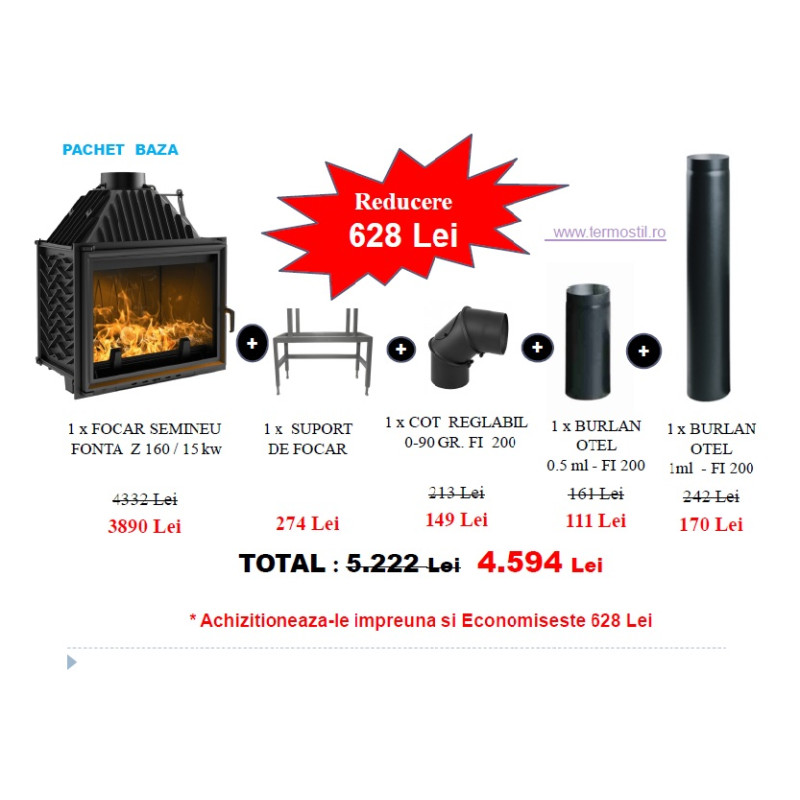 ZUZIA  Z160 15/18 kw - Pachet Baza